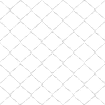 Fence Post Silver 10 x 0.6 m (40 x 40 mm mesh) Steel