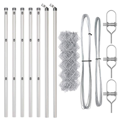Fence Post Silver 10 x 0.6 m (60 x 60 mm mesh) Steel