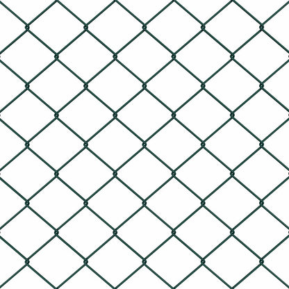 Fence Post Green 10 x 0.6 m (40 x 40 mm mesh) Steel and PVC