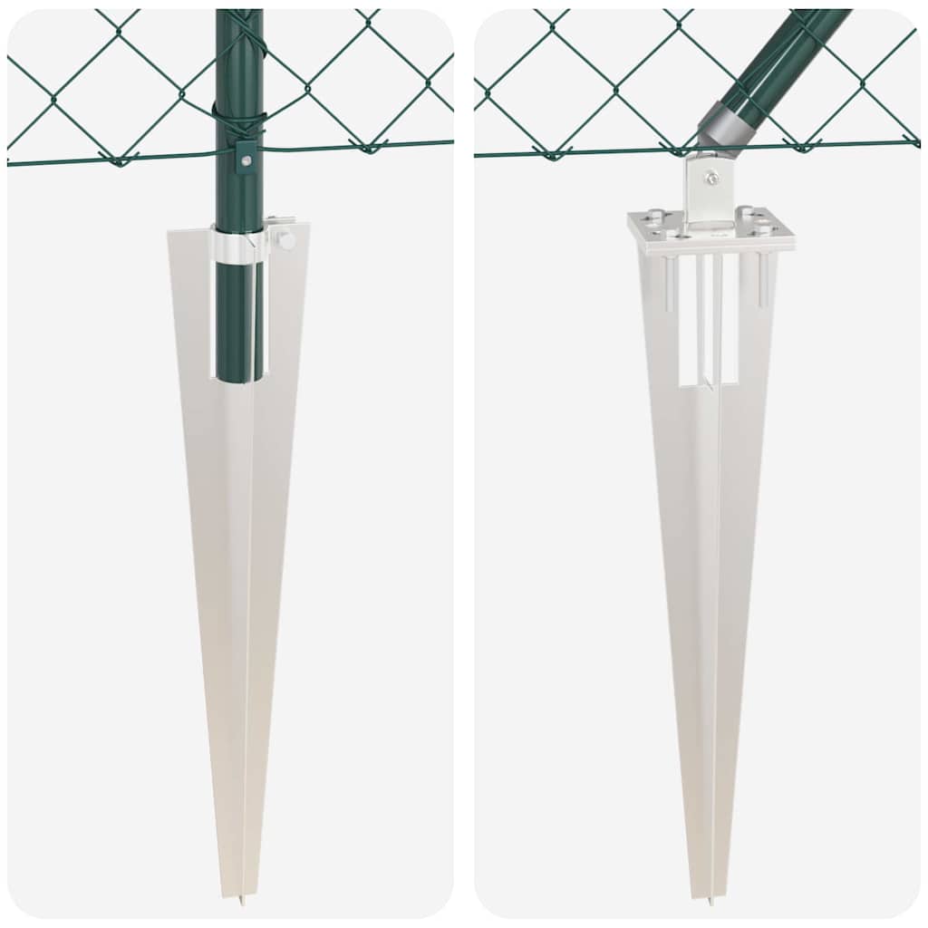 Fence Post Green 10 x 0.6 m (60 x 60 mm mesh) Steel and PVC