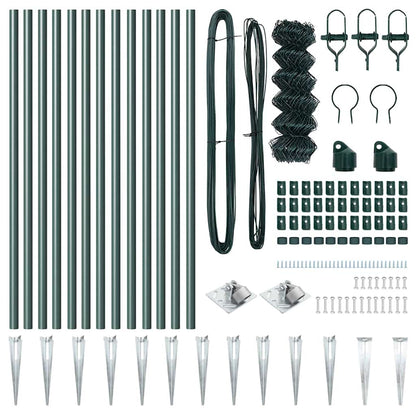 Welded Wire Fence with Spikes 25 x 0.4 m (W x H)