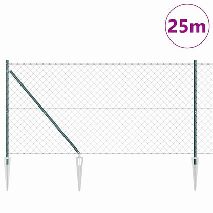 Welded Wire Fence with Spikes 25 x 1.2 m (W x H)