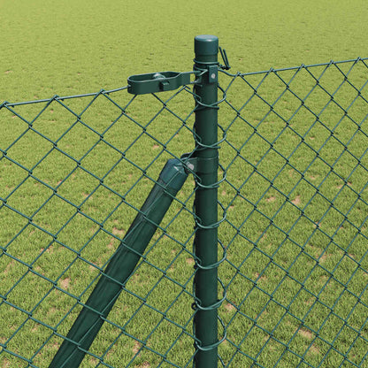 Fence Post Green 25 x 1.6 m (60 x 60 mm mesh) Steel and PVC