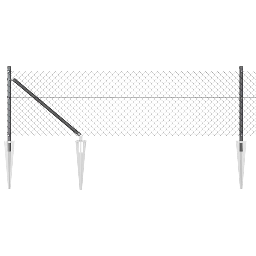 Welded Wire Fence with Spikes 10 x 0.4 m (W x H)