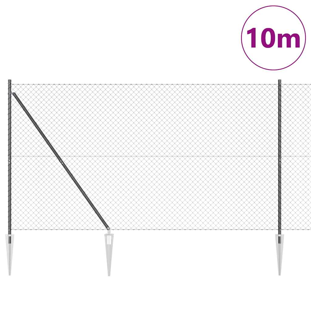 Welded Wire Fence with Spikes 10 x 1.5 m (W x H)