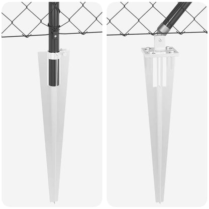 Welded Wire Fence with Spikes 10 x 0.8 m (W x H)