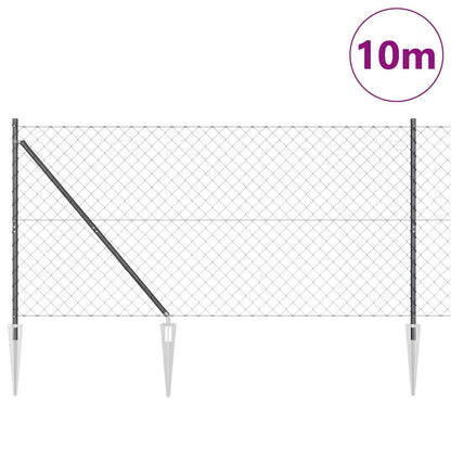 Welded Wire Fence with Spikes 10 x 1.2 m (W x H)