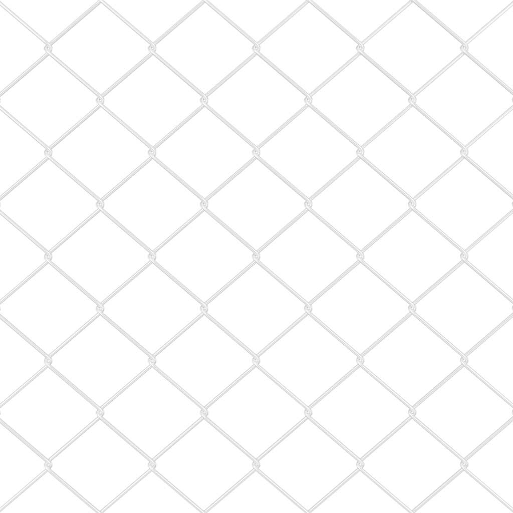 Fence Post Silver 10 x 0.8 m (40 x 40 mm mesh) Steel