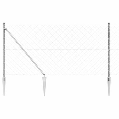 Welded Wire Fence with Spikes 25 x 1.2 m (W x H)