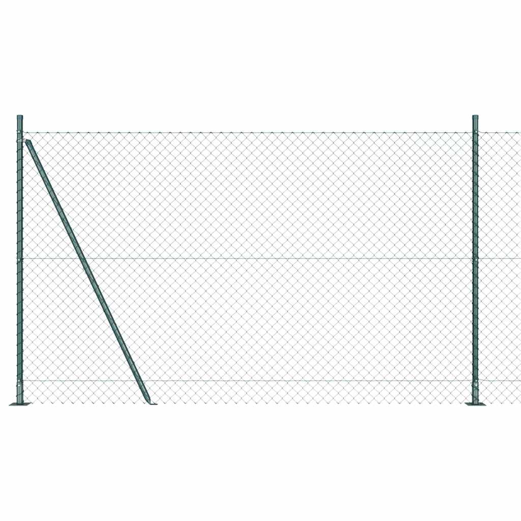 Welded Wire Fence with Concrete Base 10 x 1.4 m (W x H)