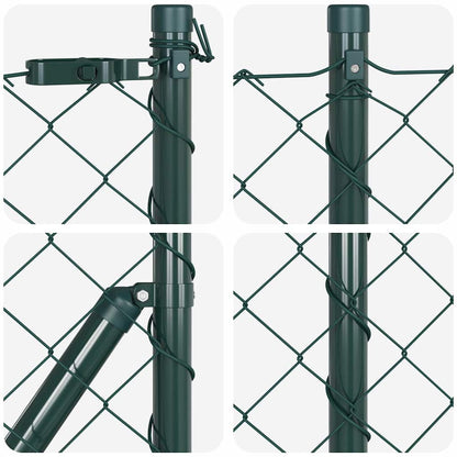 Welded Wire Fence with Concrete Base 10 x 0.4 m (W x H)