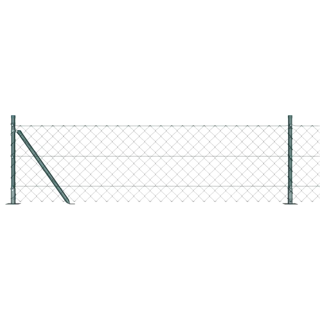 Welded Wire Fence with Concrete Base 10 x 0.4 m (W x H)