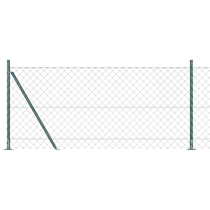 Welded Wire Fence with Concrete Base 10 x 0.8 m (W x H)