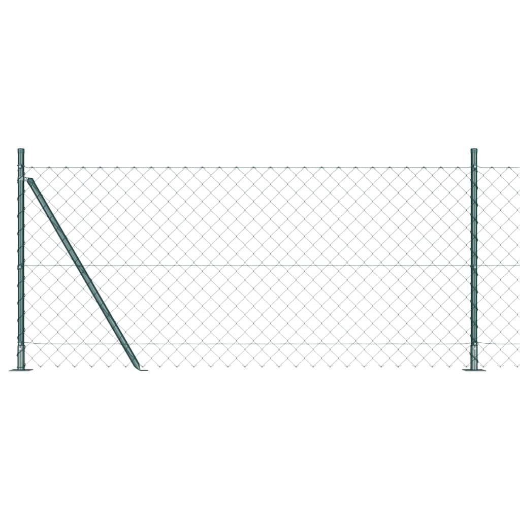 Welded Wire Fence with Concrete Base 10 x 1 m (W x H)