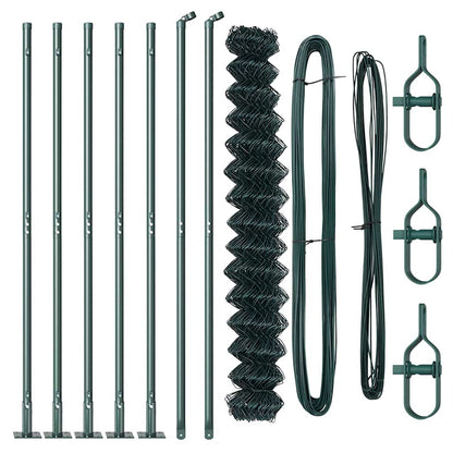 Welded Wire Fence with Concrete Base 10 x 1.6 m (W x H)