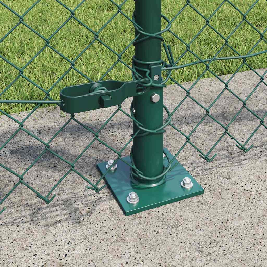 Welded Wire Fence with Concrete Base 25 x 0.8 m (W x H)