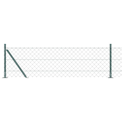 Welded Wire Fence with Concrete Base 25 x 0.4 m (W x H)