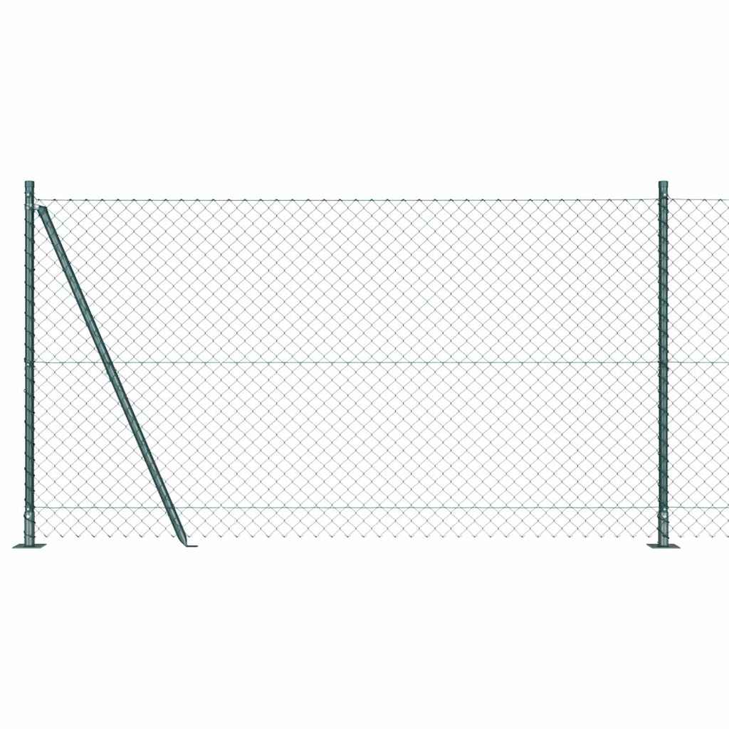 Welded Wire Fence with Concrete Base 25 x 1.2 m (W x H)
