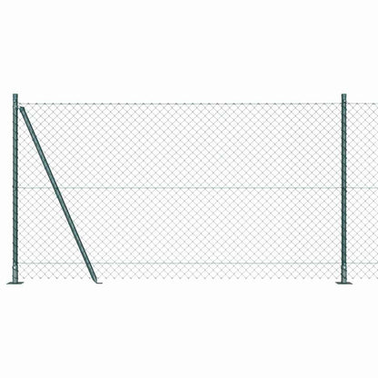 Welded Wire Fence with Concrete Base 25 x 1.2 m (W x H)