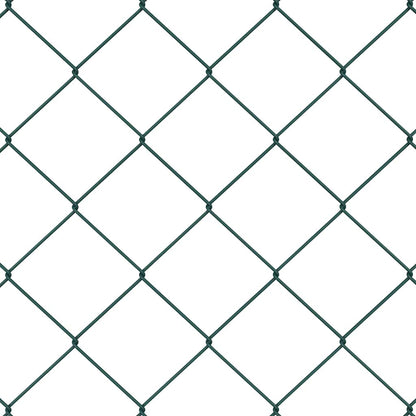 Fence Post Green 25 x 1.6 m (60 x 60 mm mesh) Steel and PVC