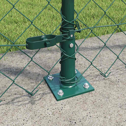 Fence Post Green 25 x 1.6 m (60 x 60 mm mesh) Steel and PVC