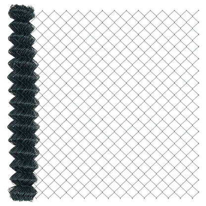 Fence Post Green 25 x 1.6 m (60 x 60 mm mesh) Steel and PVC