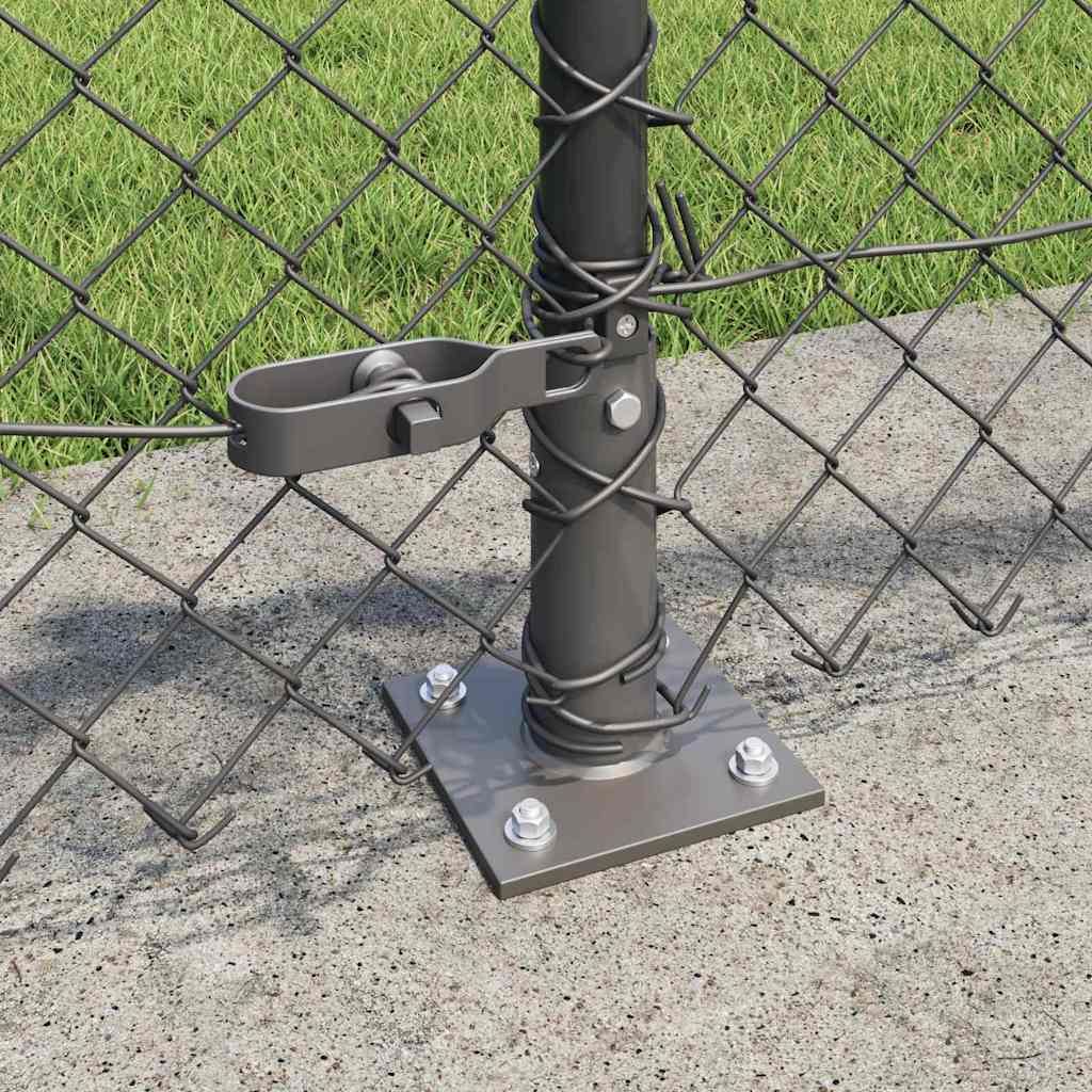Welded Wire Fence with Concrete Base 10 x 0.4 m (W x H)