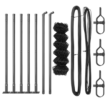 Welded Wire Fence with Concrete Base 10 x 0.4 m (W x H)