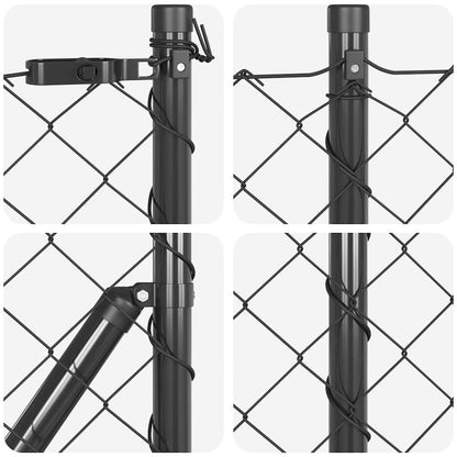 Welded Wire Fence with Concrete Base 10 x 0.4 m (W x H)