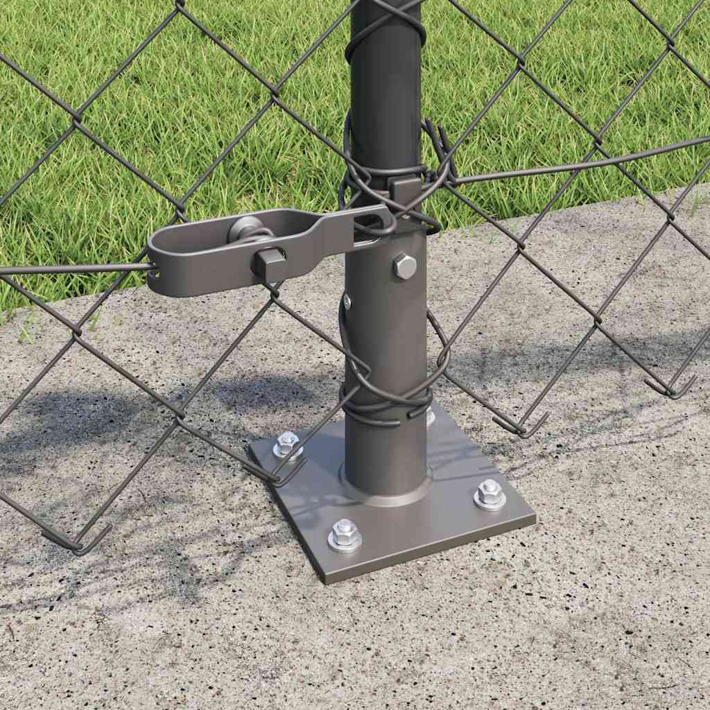 Welded Wire Fence with Concrete Base 10 x 0.4 m (W x H)