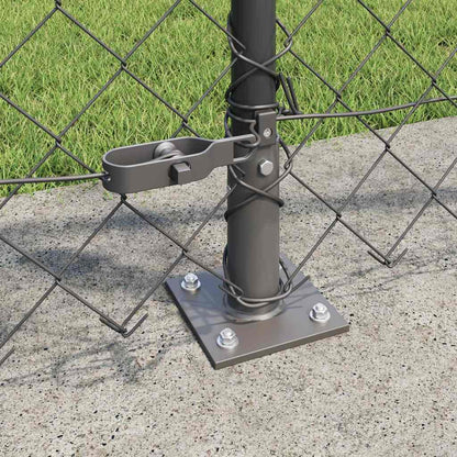 Welded Wire Fence with Concrete Base 10 x 1 m (W x H)