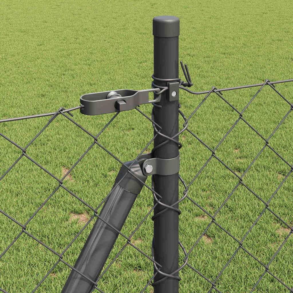 Welded Wire Fence with Concrete Base 10 x 1 m (W x H)