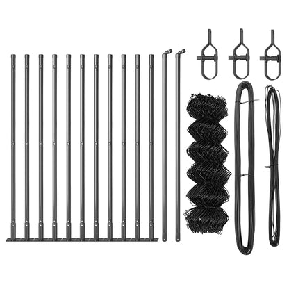 Welded Wire Fence with Concrete Base 25 x 0.6 m (W x H)