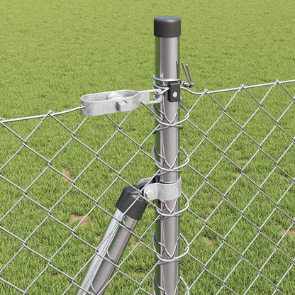 Fence Post Silver 10 x 1 m (40 x 40 mm mesh) Steel