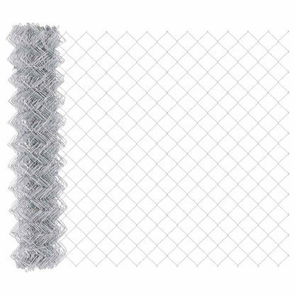 Fence Post Silver 10 x 1 m (40 x 40 mm mesh) Steel