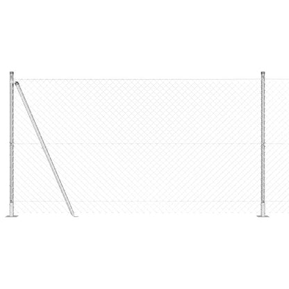 Welded Wire Fence with Concrete Base 10 x 1.2 m (W x H)