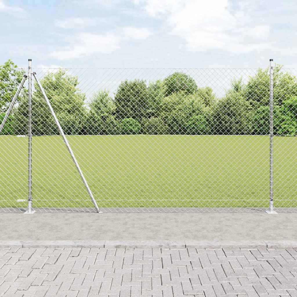 Welded Wire Fence with Concrete Base 10 x 1.6 m (W x H)