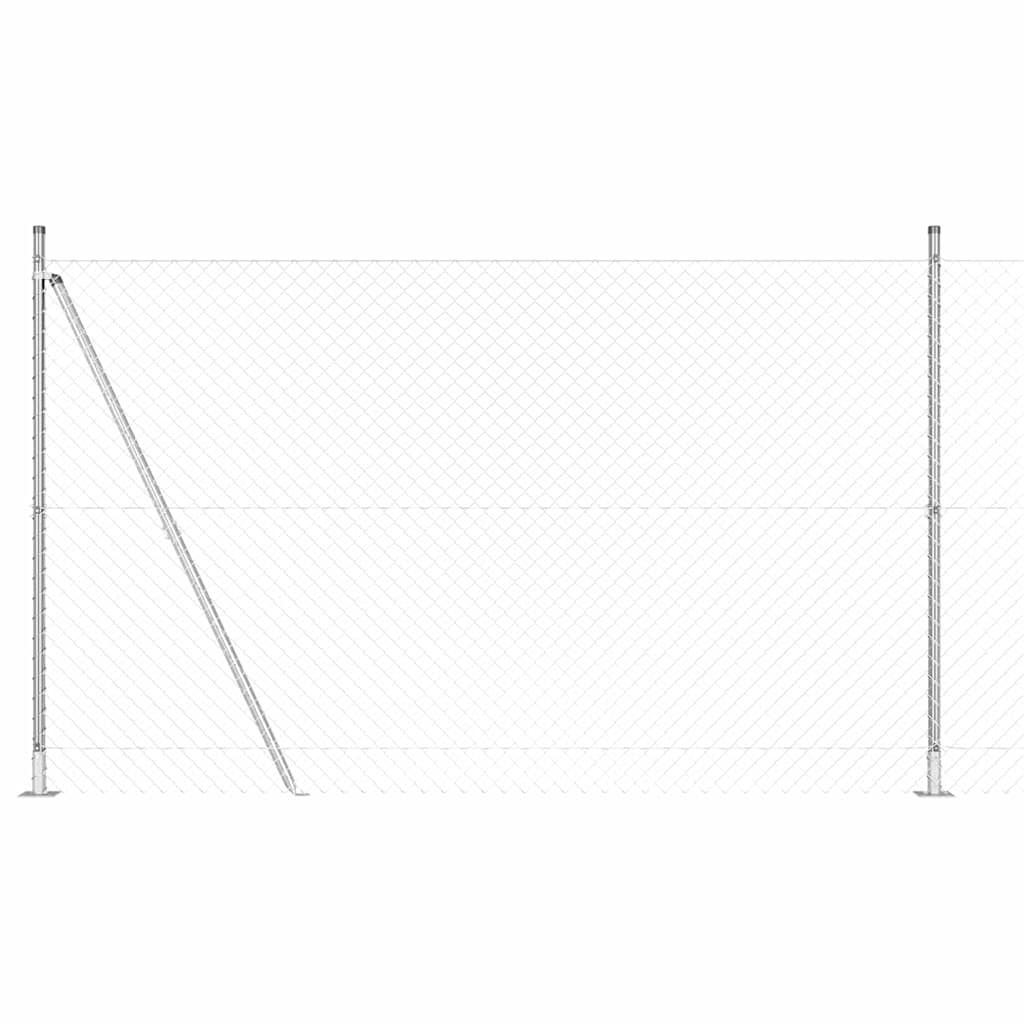 Welded Wire Fence with Concrete Base 10 x 1.6 m (W x H)