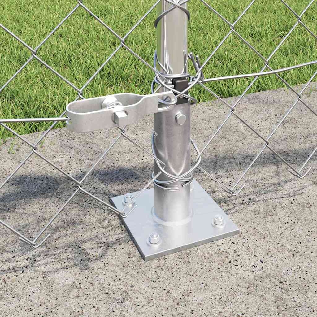 Welded Wire Fence with Concrete Base 10 x 0.6 m (W x H)