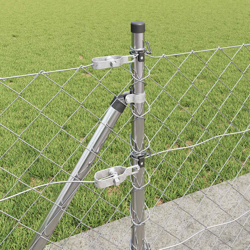 Welded Wire Fence with Concrete Base 10 x 0.6 m (W x H)