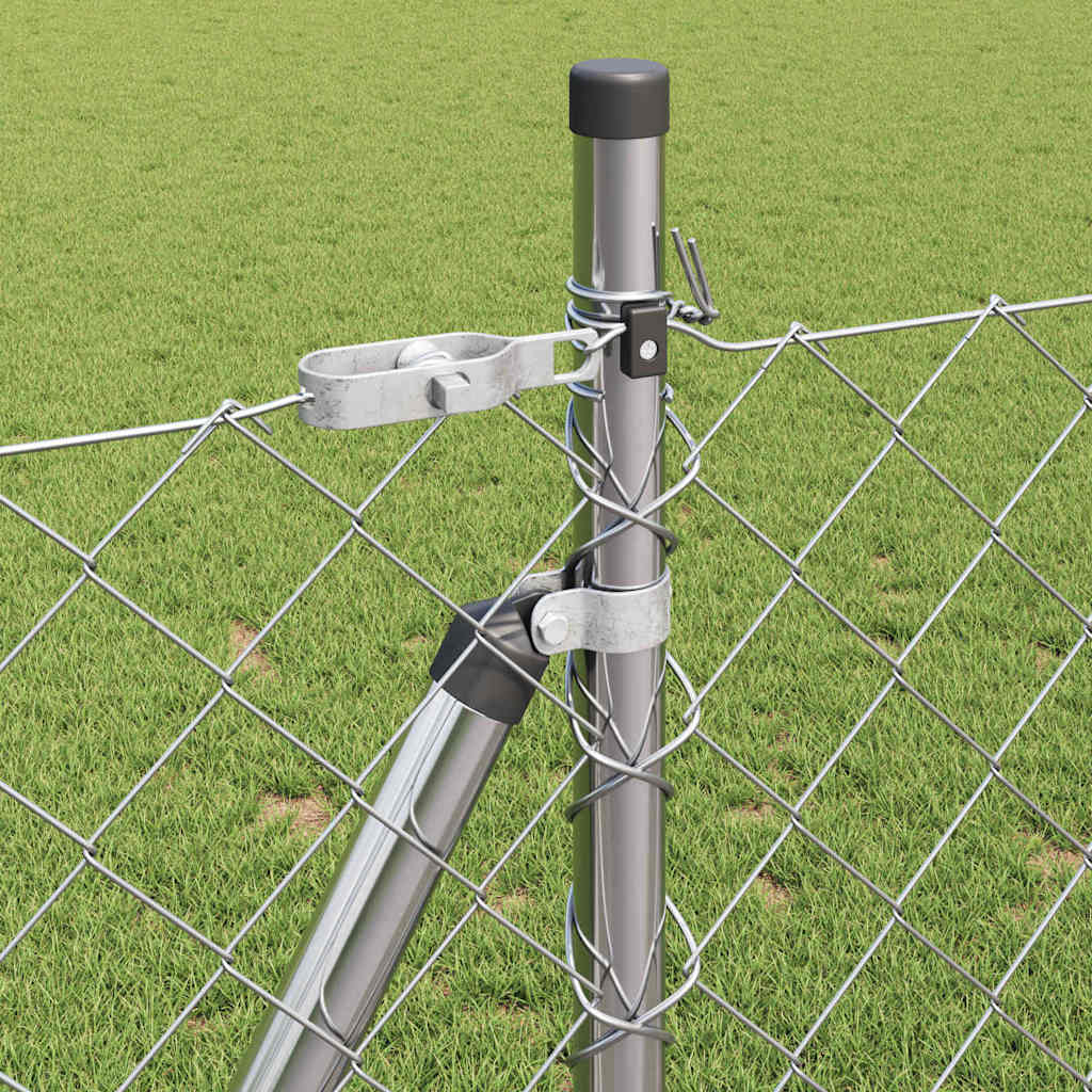 Welded Wire Fence with Concrete Base 10 x 1 m (W x H)