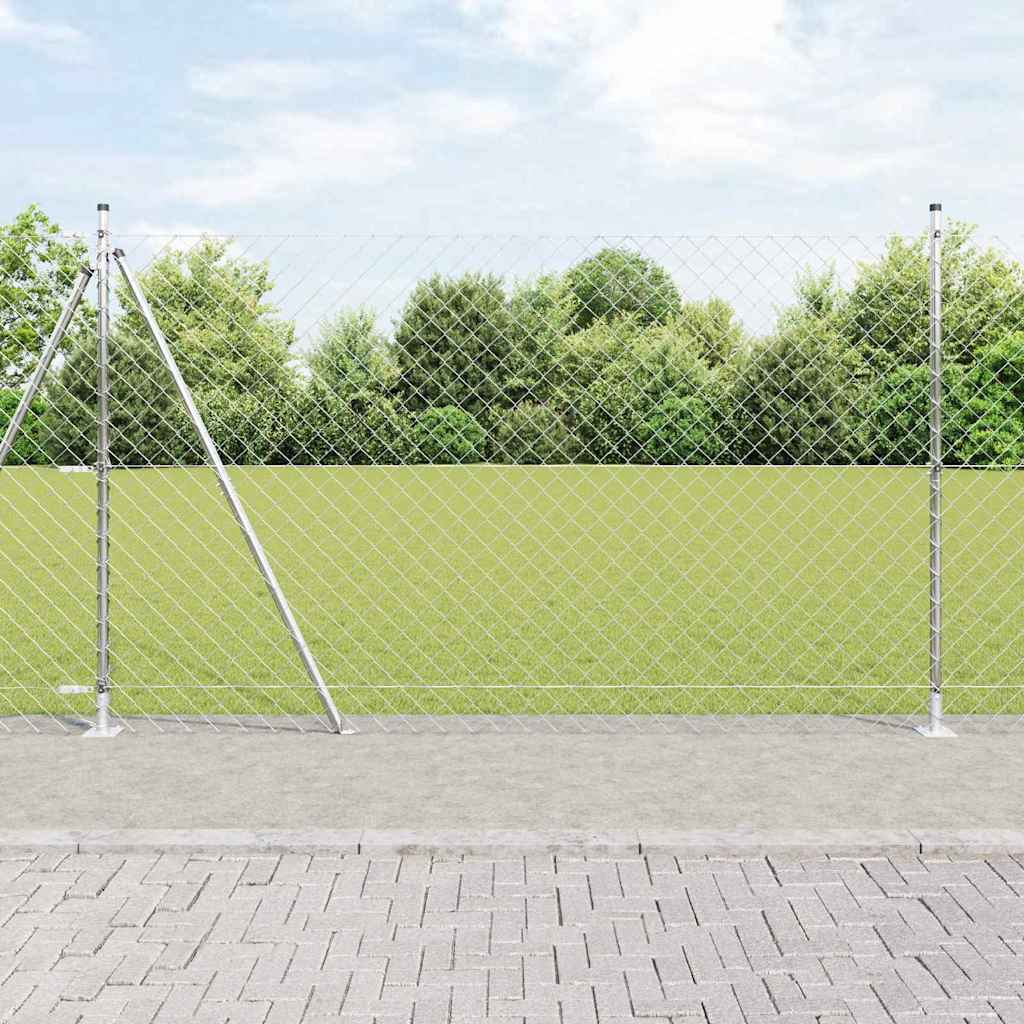 Welded Wire Fence with Concrete Base 10 x 1.6 m (W x H)