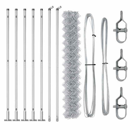 Welded Wire Fence with Concrete Base 10 x 1.6 m (W x H)