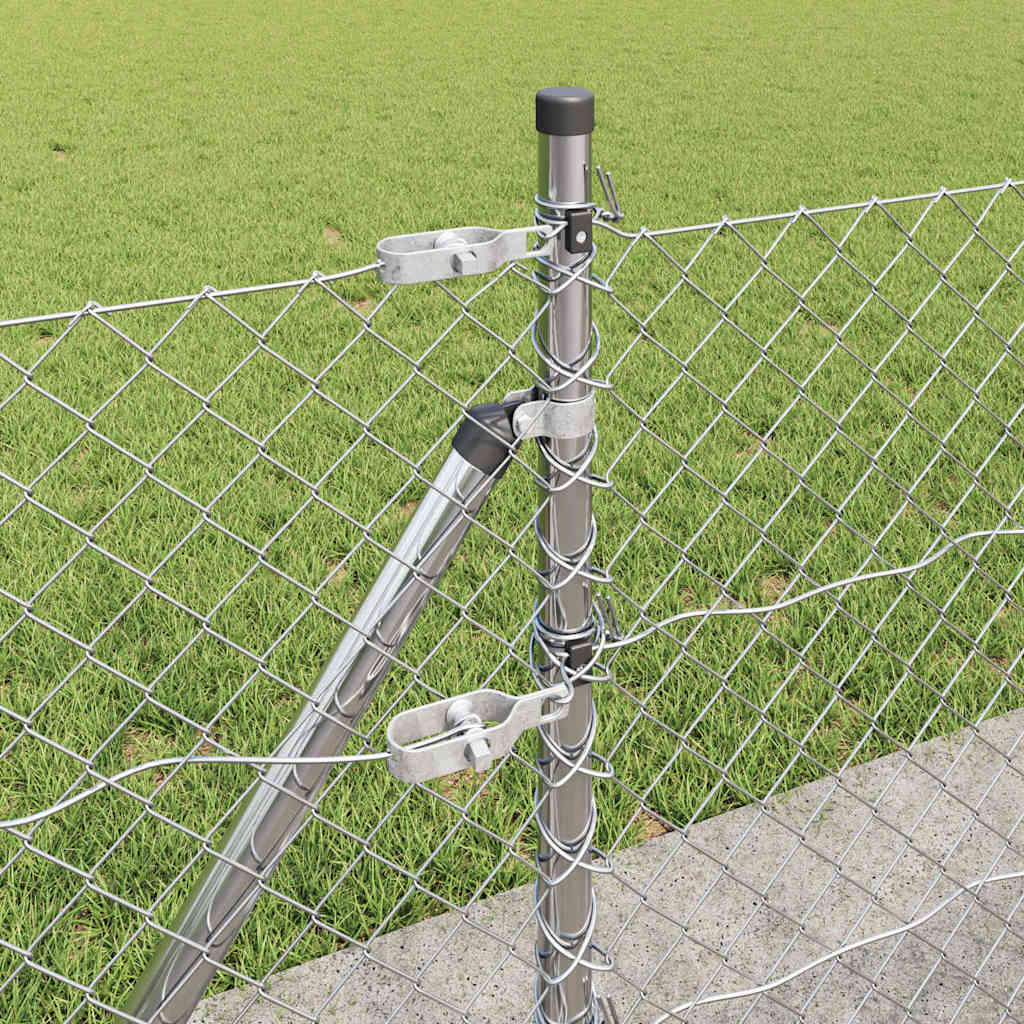 Welded Wire Fence with Concrete Base 25 x 0.4 m (W x H)