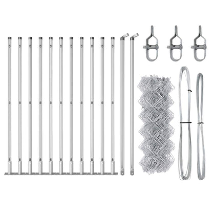 Welded Wire Fence with Concrete Base 25 x 0.4 m (W x H)