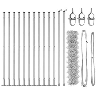 Welded Wire Fence with Concrete Base 25 x 0.8 m (W x H)