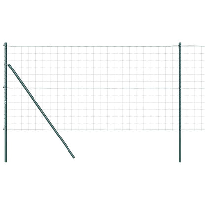 Ground Fix Welded Wire Fence 10 x 1 m (W x H) PVC-Coated Steel