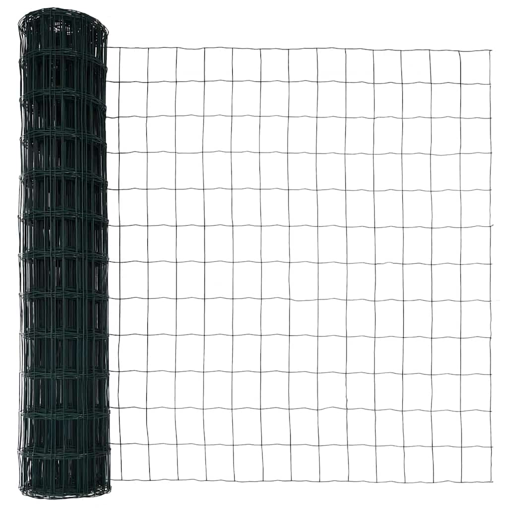 Ground Fix Welded Wire Fence 25 x 1 m (W x H) PVC-Coated Steel