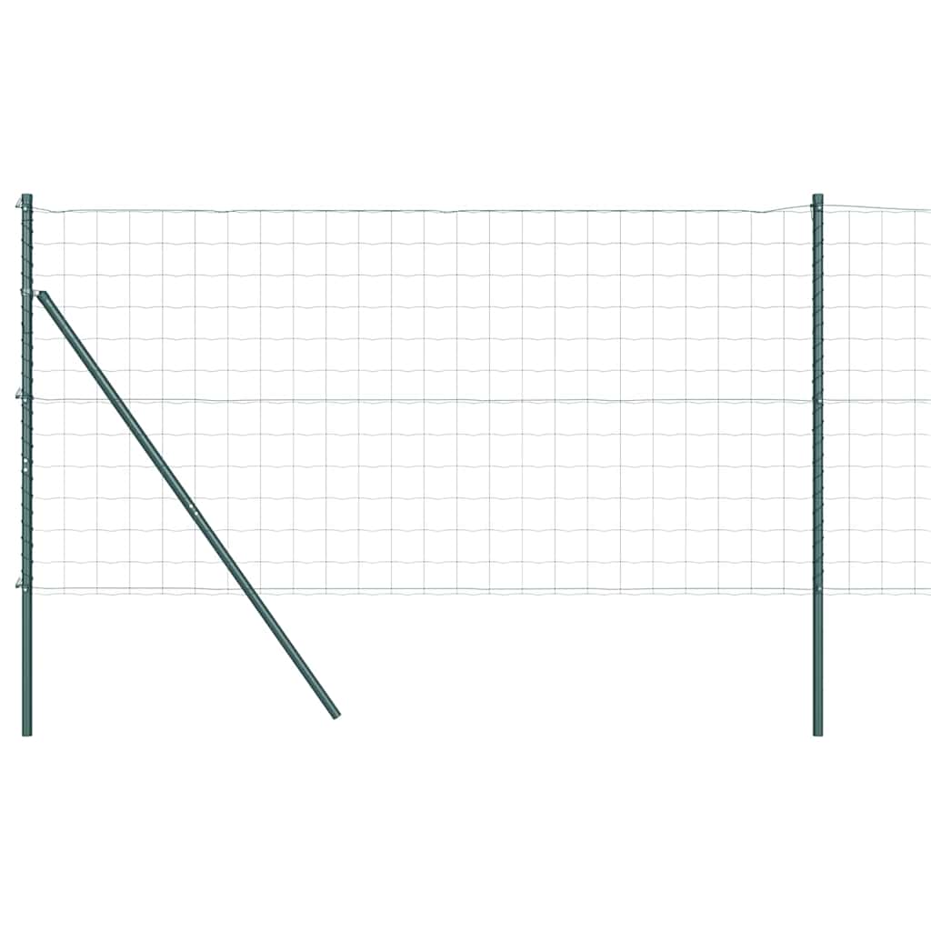 Ground Fix Welded Wire Fence 25 x 1 m (W x H) PVC-Coated Steel