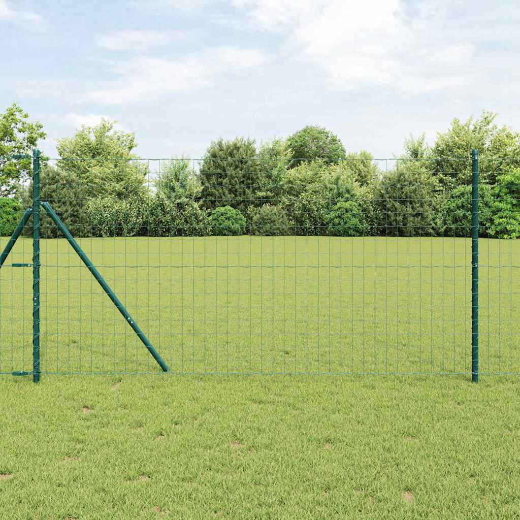 Ground Fix Welded Wire Fence 25 x 1 m (W x H) PVC-Coated Steel